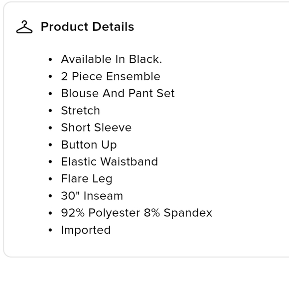 Boot Cut Pants Set - Picture 4 of 4